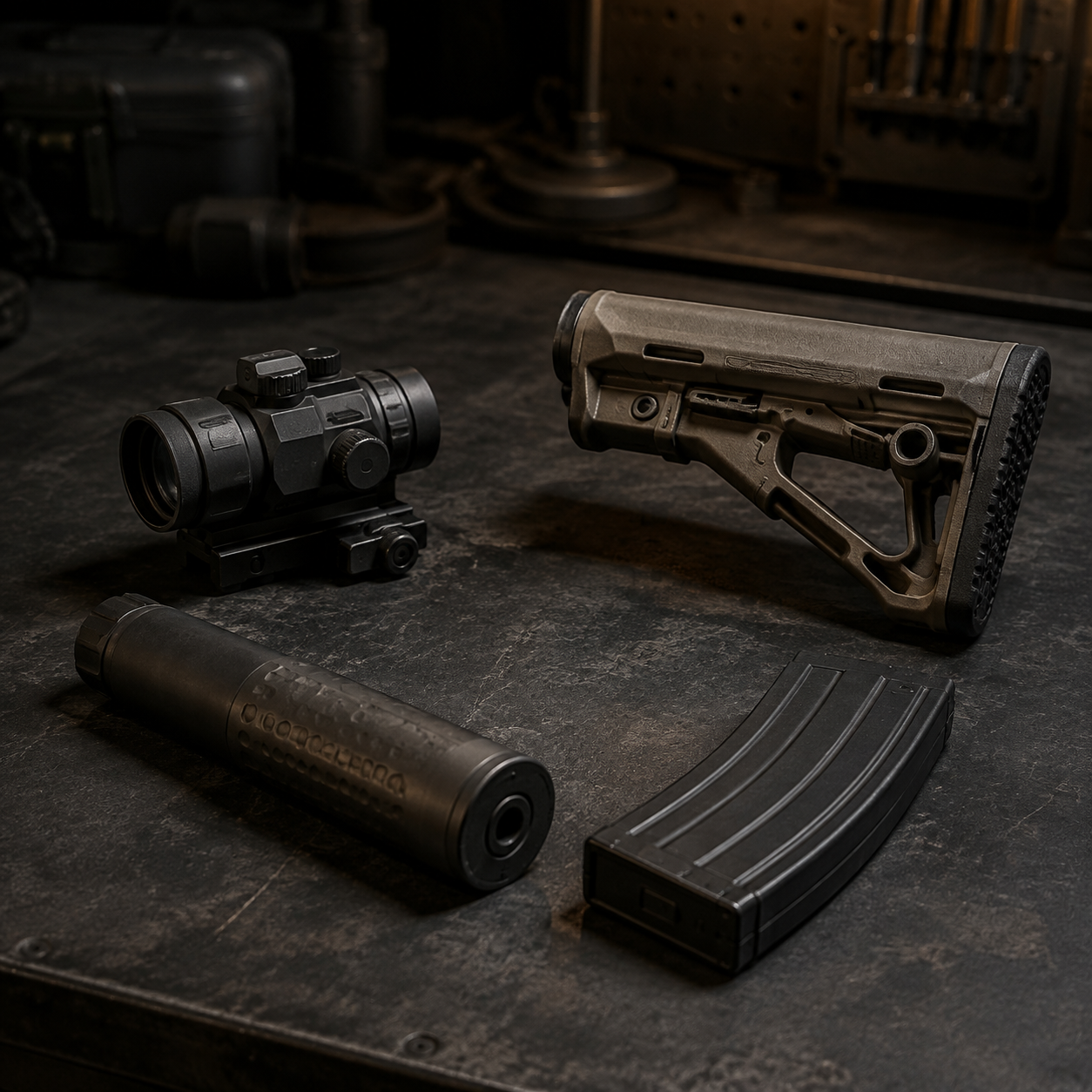 Attachments database visual